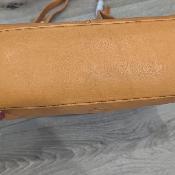 margot Tan Leather Tote Bag - Picture 10 of 16